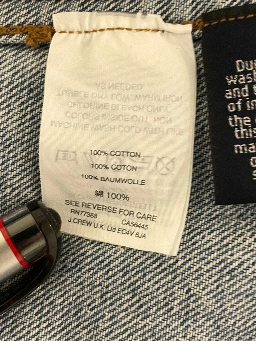 Madewell Light Blue Denim Vest - Sleeveless Trucker Style